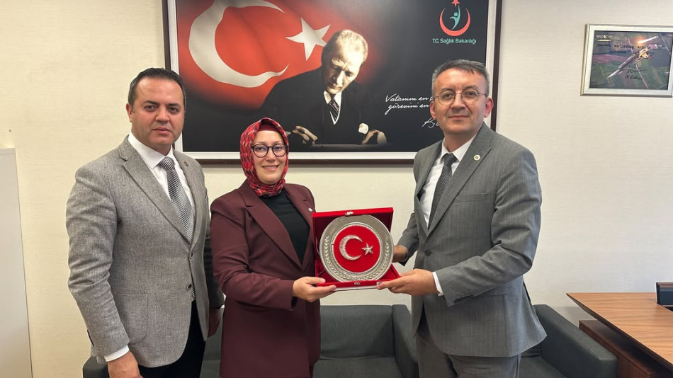 SAĞLIK BAKANLIĞI STRATEJİK PERSONEL ATAMA DAİRE BAŞKANI SERDAR KIZIL’A ZİYARET